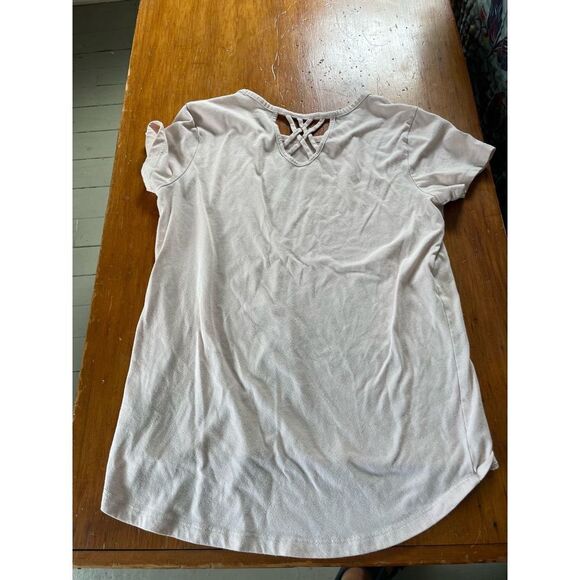 Old Navy girl’s t-shirt bundle light pink and red large 10-12 - Picture 6 of 8